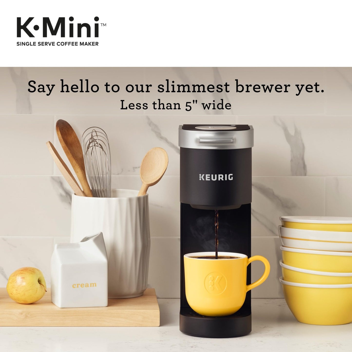 Keurig K-Mini Single Serve K-Cup Pod Coffee Maker, 6 to 12oz Brew size